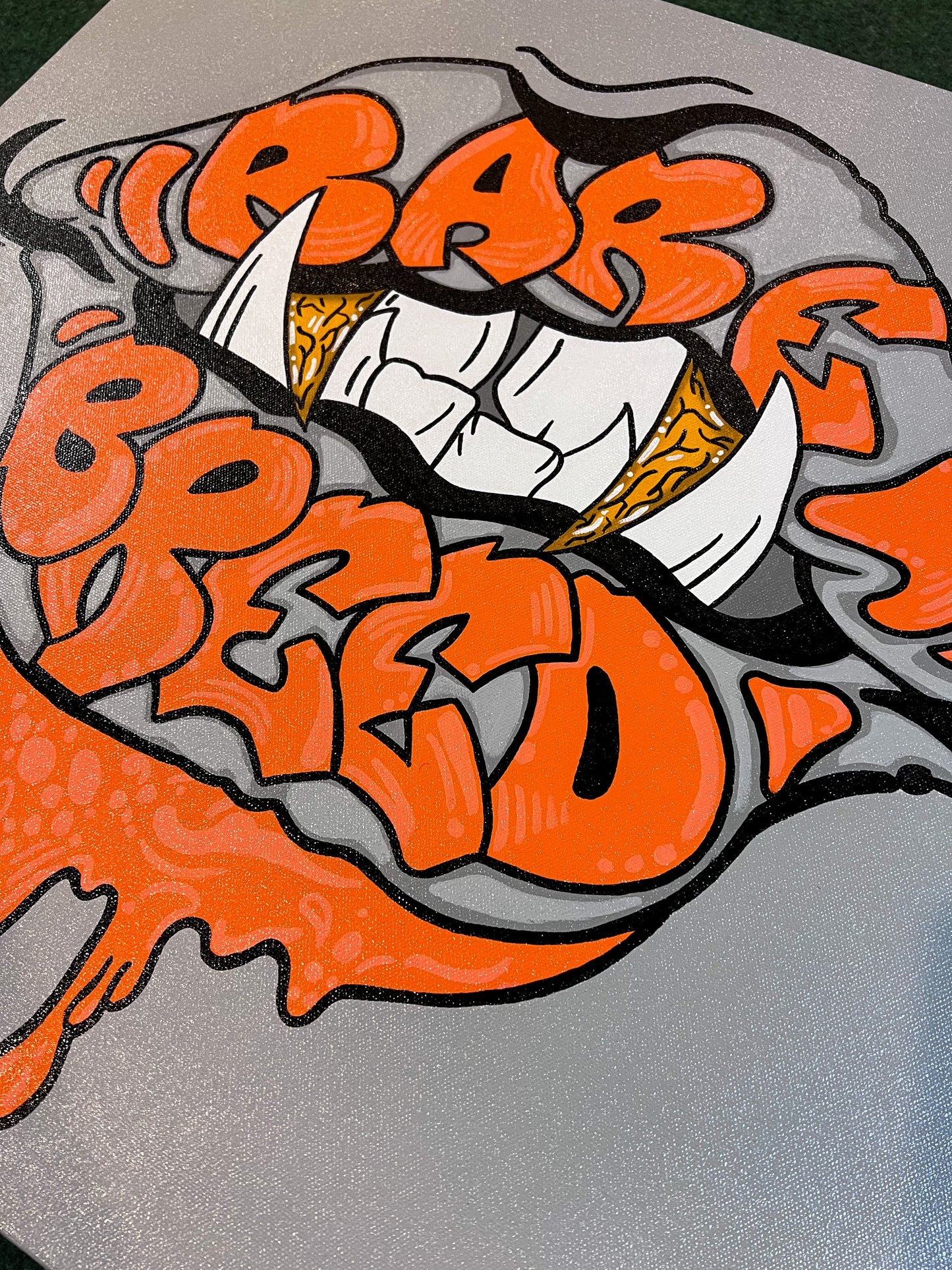 Rare breed lips painting