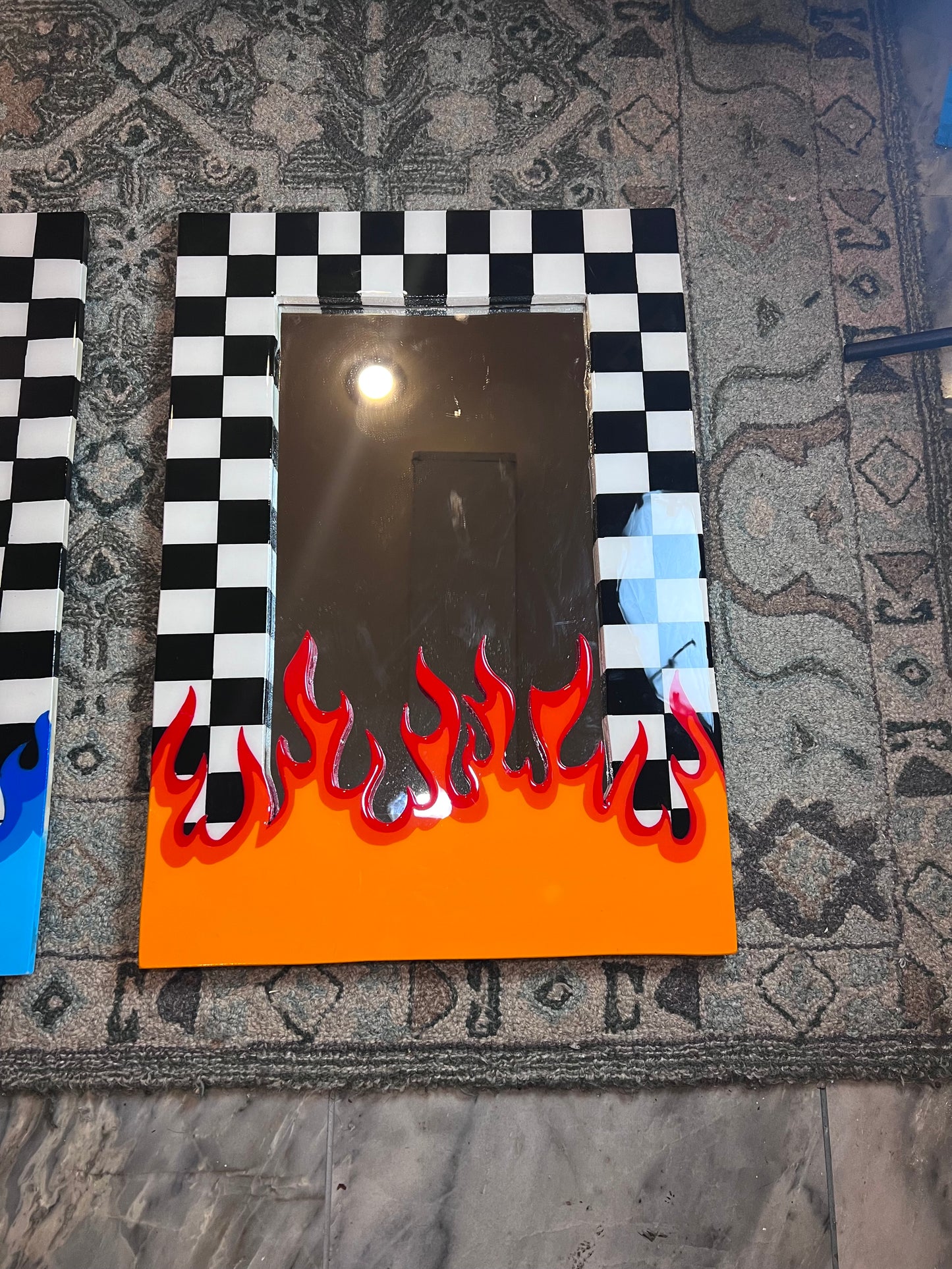 All Gas No Breakz custom mirror