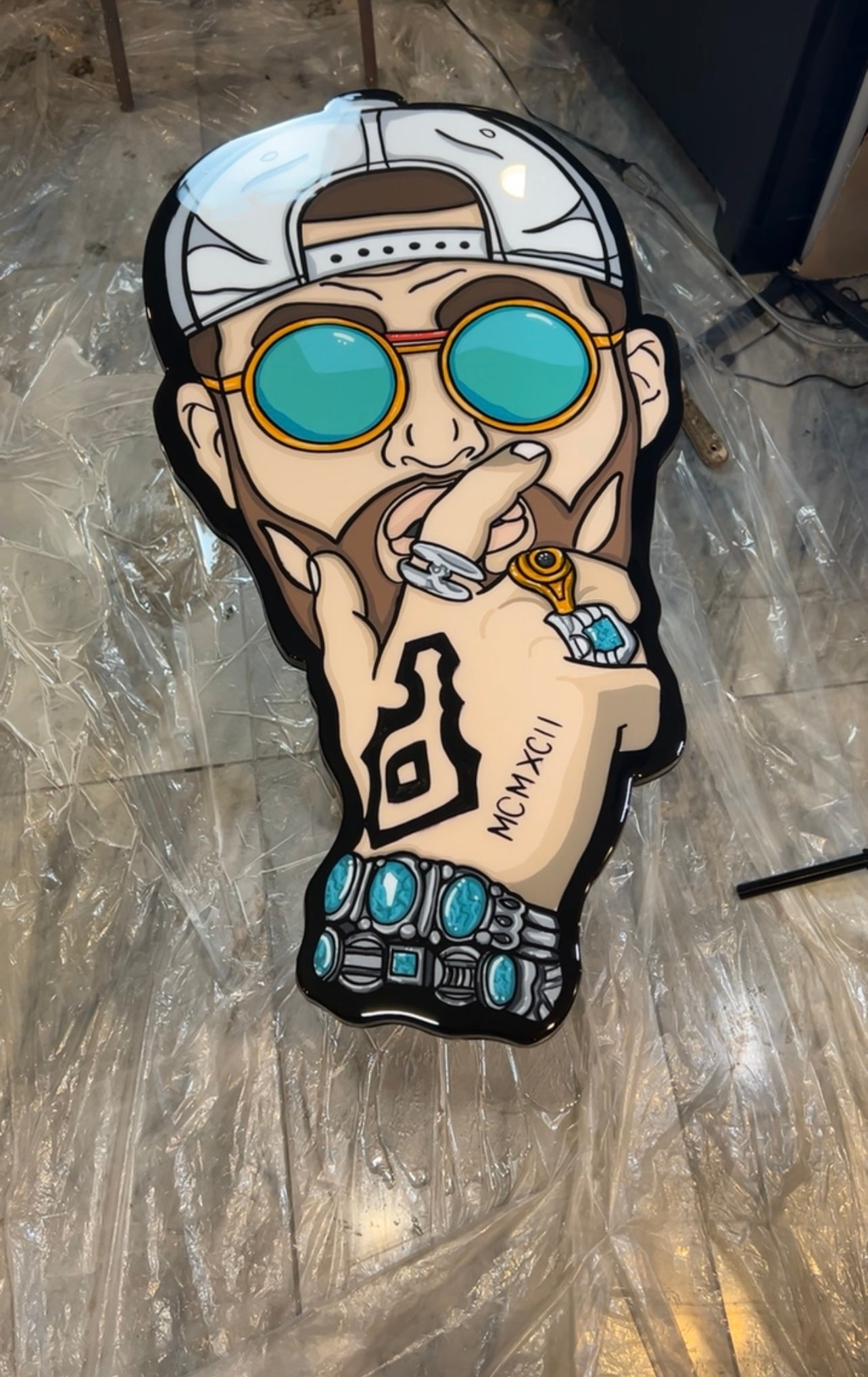 Mac miller head piece