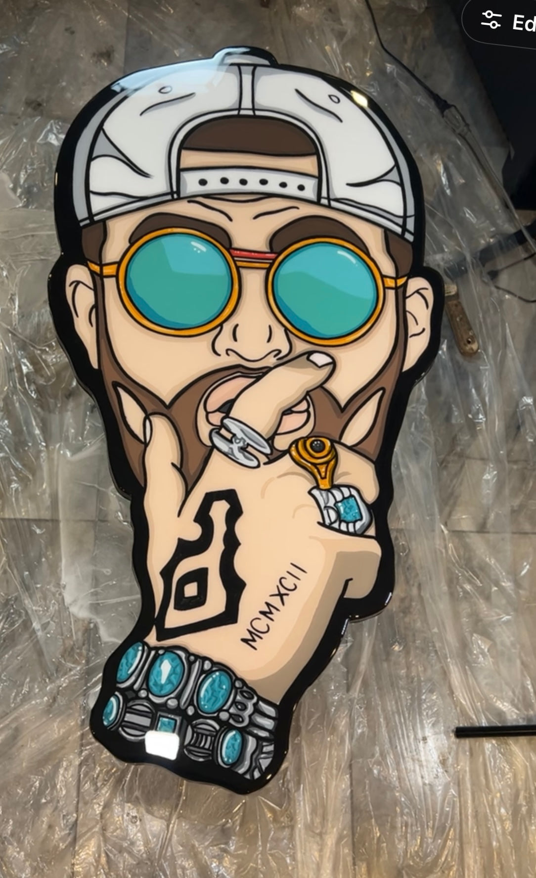 Mac miller head piece