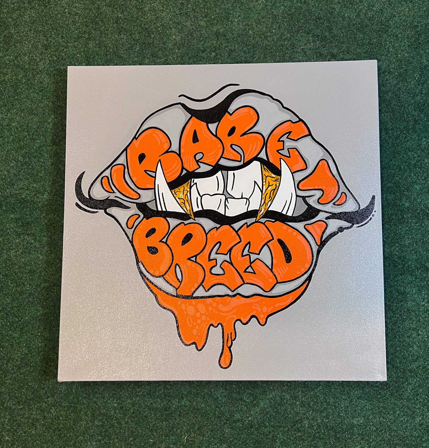 Rare breed lips painting